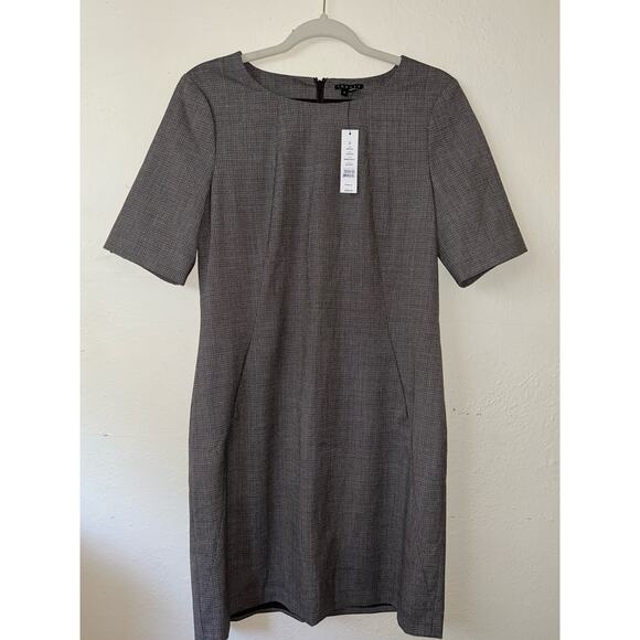 Theory Rikae Bivalent Scandi Office Preppy Business Professional Sleeveles Dress - Picture 1 of 12